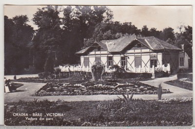 bnk cp Oradea - Baile Victoria - Vedere din parc - uzata foto