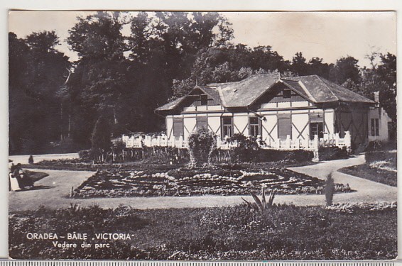 bnk cp Oradea - Baile Victoria - Vedere din parc - uzata