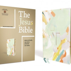 The Jesus Bible, ESV Edition, Leathersoft, Multi-Color/Teal