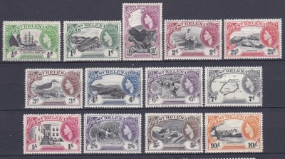 DB1 Fauna Pasari St. Helena 1953 Motive Indeletniciri 13 v. MLH urme de sarniera foto