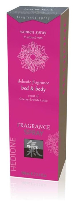Spray Afrodisiac Bed &amp;amp; Body Pentru Femei, Cherry &amp;amp; Lotus Alb, 100 ml