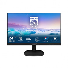 Monitor 24 inch LED IPS, Philips 243V7Q, FullHD, 75Hz, Black, Lipsa Picior, 6 Luni Garantie foto