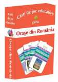 Carti de joc educative - Orase din Romania |