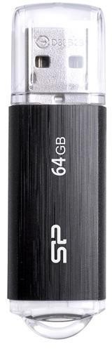USB Flash Drive SP, Ultima U02, 2.0, 64GB, Negru &quot;SP064GBUF2U02V1K&quot; (timbru verde 0.03 lei)