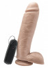 Vibratoare mari - Get Real Penis Vibrator 25 cm cu Testicule