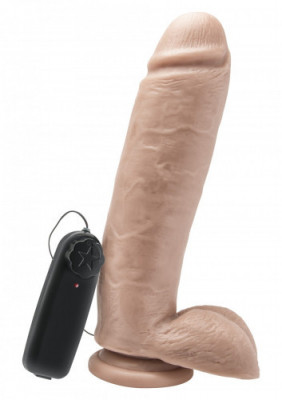 Vibratoare mari - Get Real Penis Vibrator 25 cm cu Testicule foto