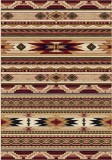 Covor Clasic, Lotos 15080, Bej / Grena, Diverse Dimensiuni - 60x110