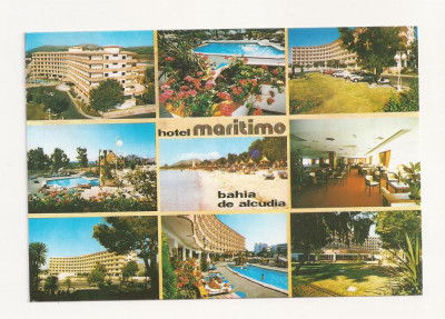 SP1 - Carte Postala - SPANIA - Puerto de Alcudia, Hotel Maritimo, circulata 1997 foto