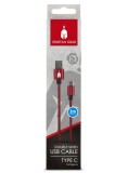 Cablu Usb Dublu Spartan Gear Tip C 2m S Rosu PS5|XBOX SERIES X