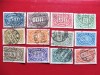 Germania 1922 - Timbre cu numere in oval orizontal, Mi246-257, (T108), Stampilat