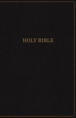 KJV, Thinline Bible, Large Print, Imitation Leather, Black, Red Letter Edition foto