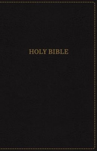 KJV, Thinline Bible, Large Print, Imitation Leather, Black, Red Letter Edition