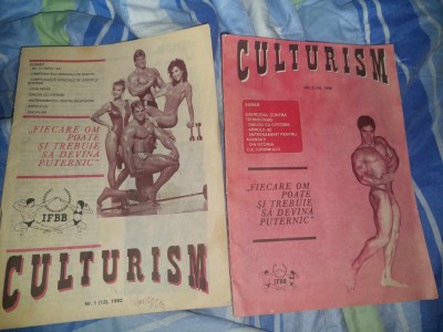 2 Reviste de Colectie CULTURISM Nr.1(12)1992,Revista Culturism nr.3(14)1992 foto