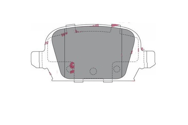 Placute frana spate Volvo Xc90 I, 06.2002-12.2014, marca SRLine S70-1355