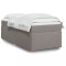 vidaXL Pat box spring cu saltea, gri taupe, 80x200 cm, textil 3285335