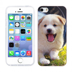 Husa iPhone 5S iPhone 5 Silicon Gel Tpu Model Sweet Puppies foto