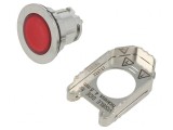 Comutator de Apăsare 30mm Roșu IP66
