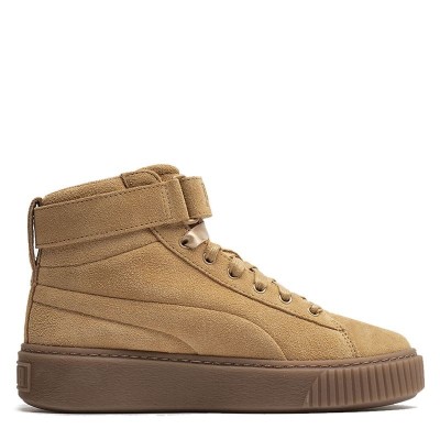Pantofi sport Puma Platform Suede maro foto