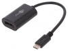 Adaptor USB-C la DisplayPort 0.2m Negru, Goobay