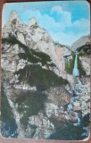 Carte postala, Busteni Cascada Vanturisul pe Valea Caraimanului, 1922