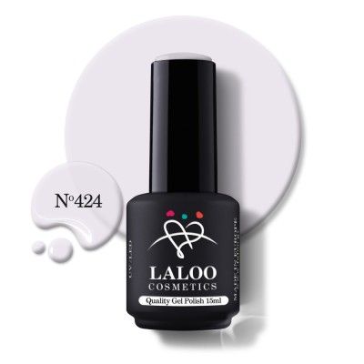 &amp;Nu;&amp;omicron;.424 Ice Off White | Laloo gel polish 15ml foto