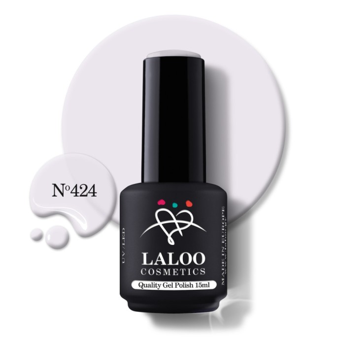 &Nu;&omicron;.424 Ice Off White | Laloo gel polish 15ml