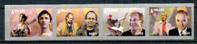 Norvegia 2012 - Muzicieni, muzica, serie timbre autocolant neuza foto