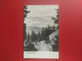 CARTE POSTALA - RPR - CABANA POSTAVARUL - VEDERE SPRE PIATRA CRAIULUI