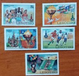 LESOTHO-&#039;&#039;OLIMPIADA-MOSCOVA&#039;&#039;- SET complet 5val.-MNH NESTAMP. -Calitate EXTRA, Nestampilat