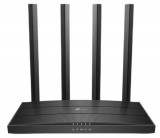 Router Wireless TP-Link Archer C6, Gigabit, Dual Band, 1200 Mbps, 4 Antene externe (Negru)