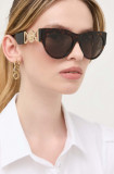 Cumpara ieftin Versace ochelari de soare femei, culoarea maro