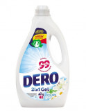 Detergent lichid Dero 2in1 Iris Alb si Flori de Romanita, 40 spalari, 2L