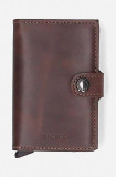 Secrid portofel culoarea bordo, Portfel Secrid Miniwallet Vintage MV-Chocolate