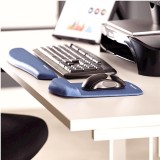 Mouse Pad Plushtouch albastru Fellowes