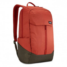 Rucsac urban cu compartiment laptop Thule LITHOS Backpack 20L, Rooibos/Forest Night foto