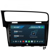 Cumpara ieftin Navigatie Volkswagen Golf 7, Android 12, P-Octacore 2GB RAM + 32GB ROM, 10.1 Inch - AD-BGP10002+AD-BGRKIT023B