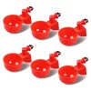 Set 10 Adapatori Automate Pasari Curte Sunmostar, PVC, Rosu