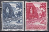 Vatican 1958-100 ani de la aparitia Sf&acirc;ntei Fecioare Maria la Lourdes,2 val.,MNH, Nestampilat