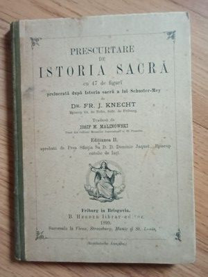 Prescurtare de istoria sacra cu 47 de figuri- Dr. Fr. J.Knecht foto