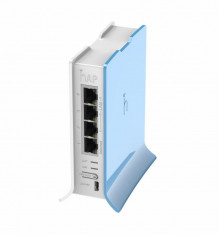 MIKROTIK home Access Point hAP lite, RB941-2ND-TC, 4* 10/100 Ethernetports, 1* CPU core count, CPU nominal frequency: 650 MHz, RAM: 32 MB,Flash Storag foto