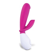 Vibrator Snuggle Dual Stimulation 7 Moduri Vibratii Silicon USB Roz