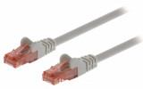 Cablu UTP CAT6 mufat 0.25m patch cord RJ45 gri Valueline