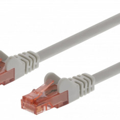 Cablu UTP CAT6 mufat 0.25m patch cord RJ45 gri Valueline