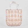 Vaza de sticla design geanta M PIERSICA 22x8 cm