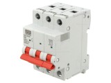 &Icirc;ntrerupător Supracurent MEAN WELL MCB-6K3P-D20 20A 3 Poli 230/400VAC 6kA
