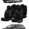 Set huse scaune piele si textil compatibile VW PASSAT B7 (2010-2015) Gri