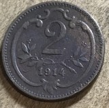MNDSTR AUT22 Austro-Ungaria 2 hellar 1914
