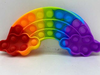 Jucarie antistres, Pop It forma curcubeu foto