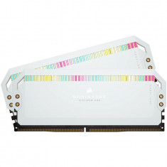 Memorie Corsair DOMINATOR PLATINUM XMP 3.0 White Heatspreader, DDR5, 6200MT/s 32GB (2x16GB), CL36, RGB