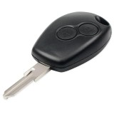 Carcasa Telecomanda Auto cu 2 butoane si lamela inclusa, compatibila Renault